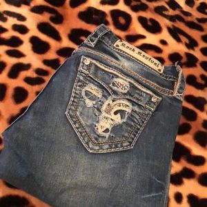 EUC Rock Revival “Sapphire” boot cut jeans